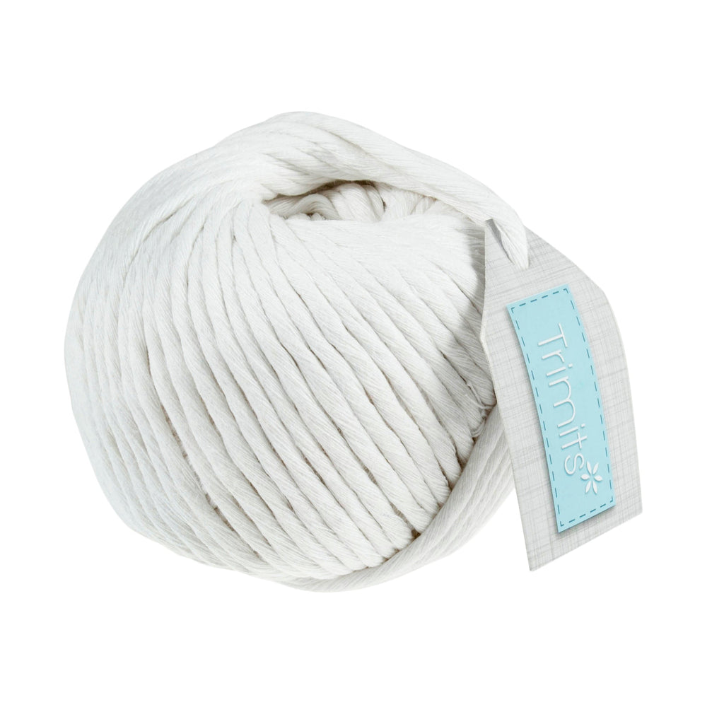 Trimits 100% Cotton Coloured Macramé Cord - 50m x 4mm