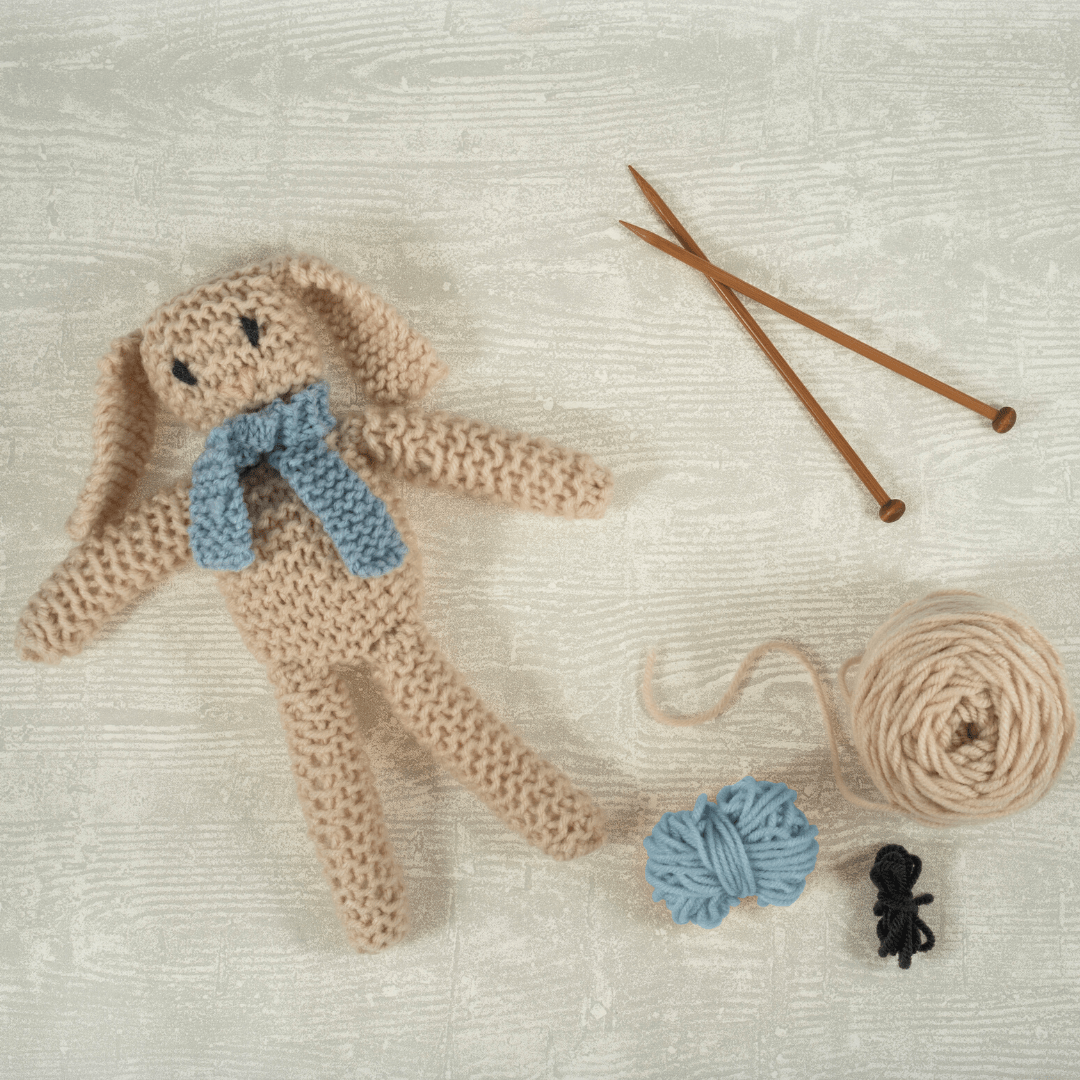 Trimits My First Knitting Kit: Bunny in Scarf