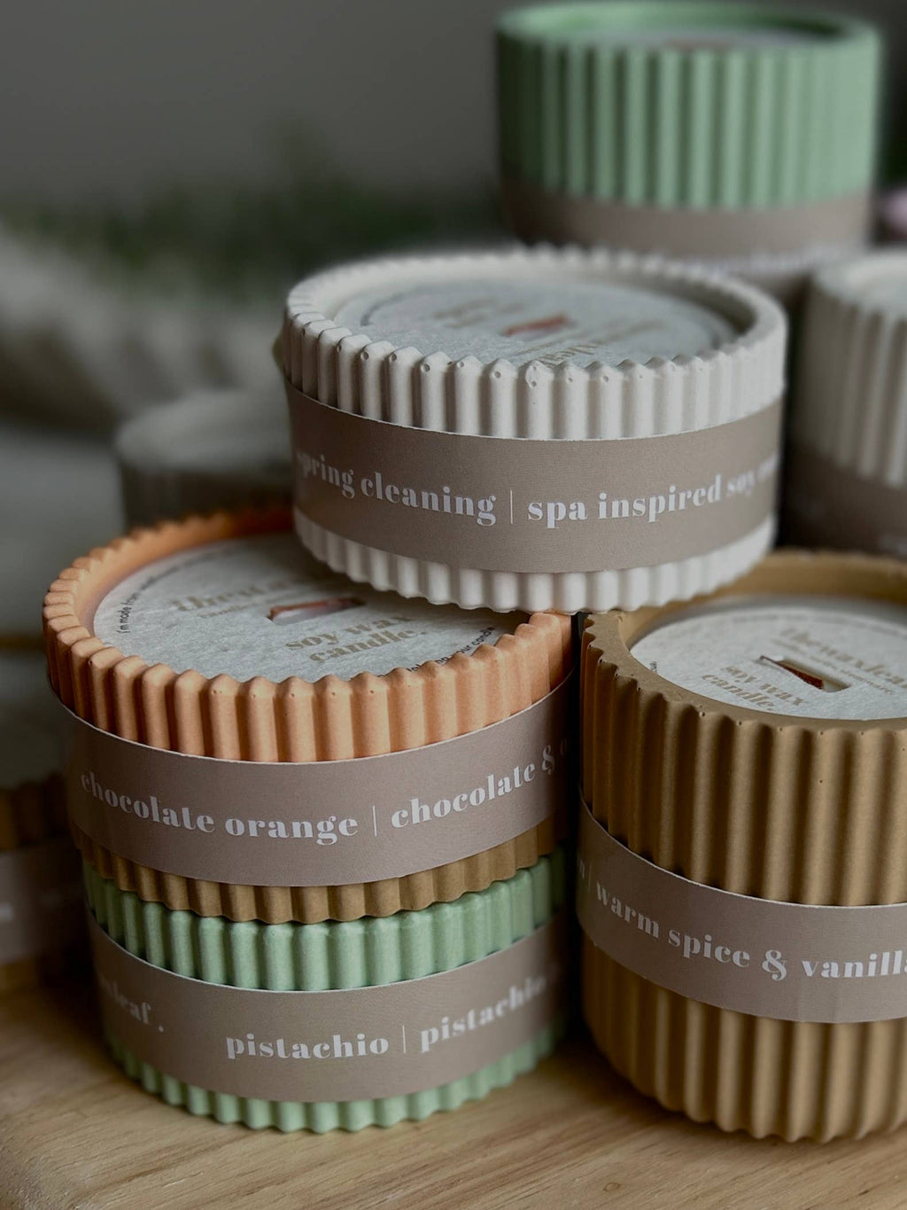 Carrot Cake Scented Soy Wax Refillable Small Candle