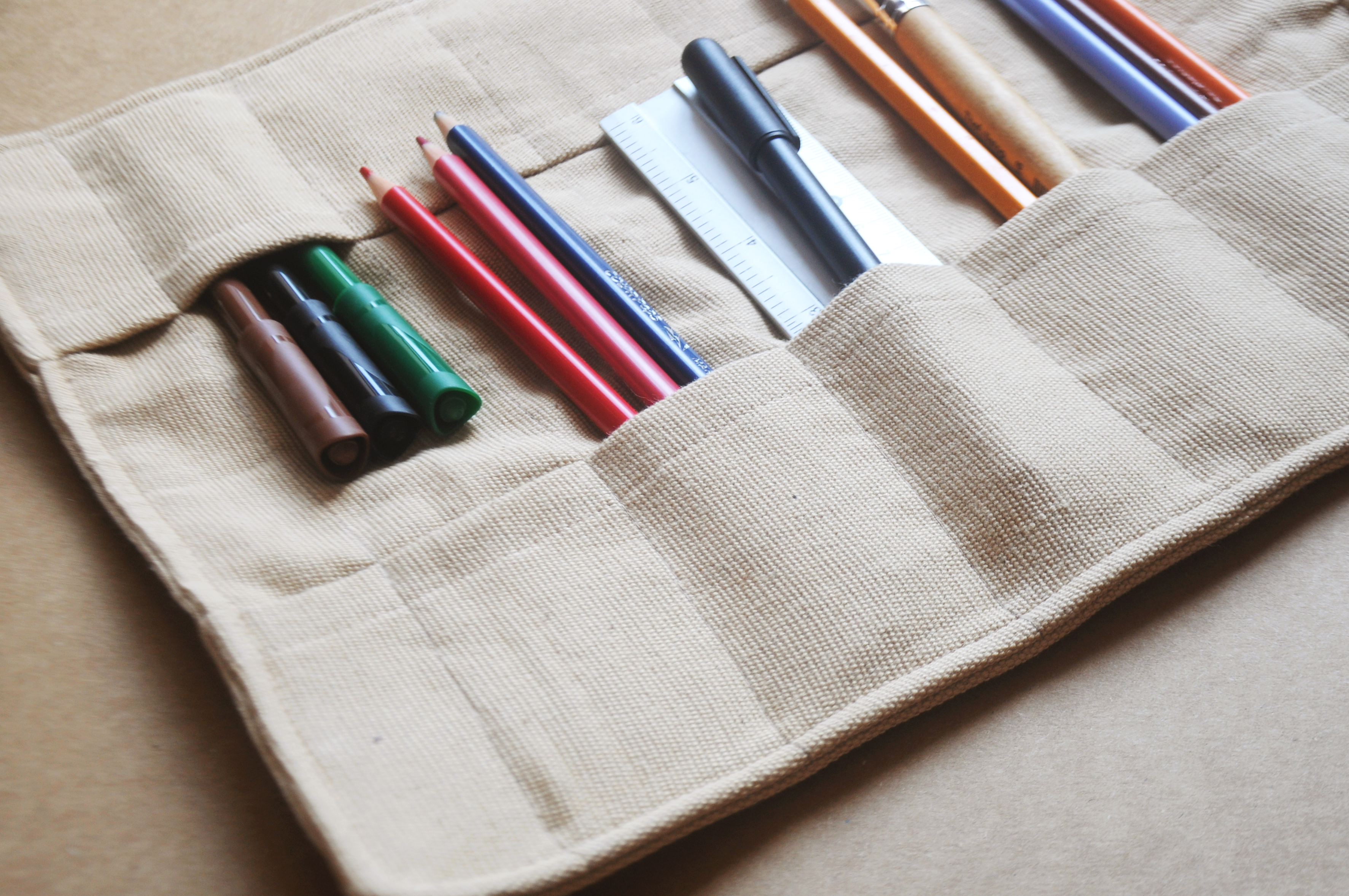 Handloom Cotton Artist Roll – Milk Tea Colour