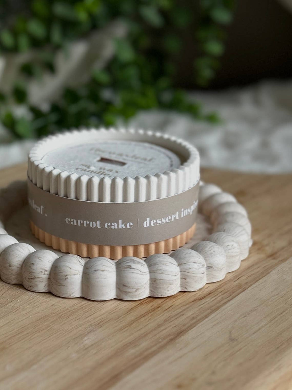 Carrot Cake Scented Soy Wax Refillable Small Candle