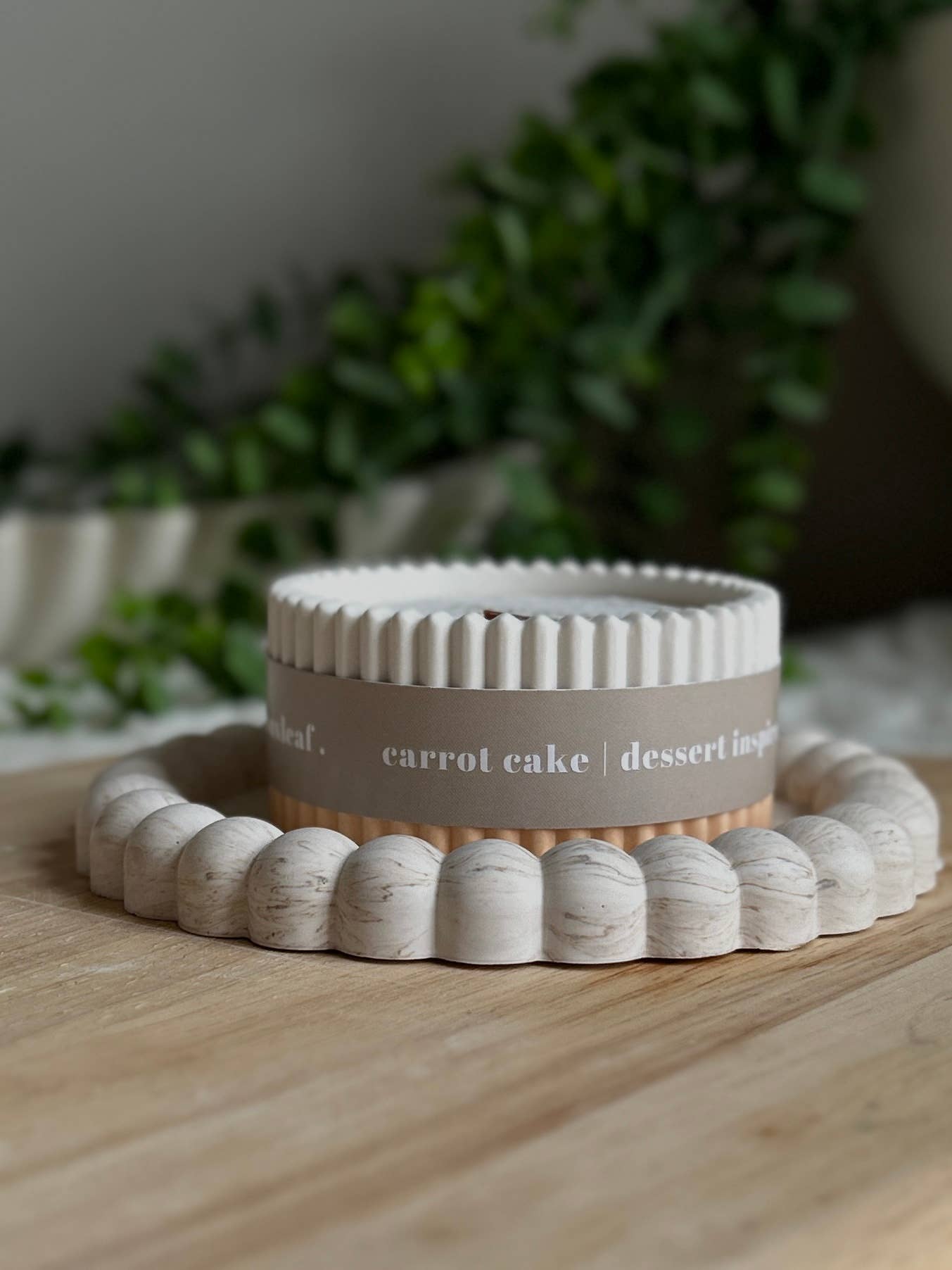 Carrot Cake Scented Soy Wax Refillable Small Candle