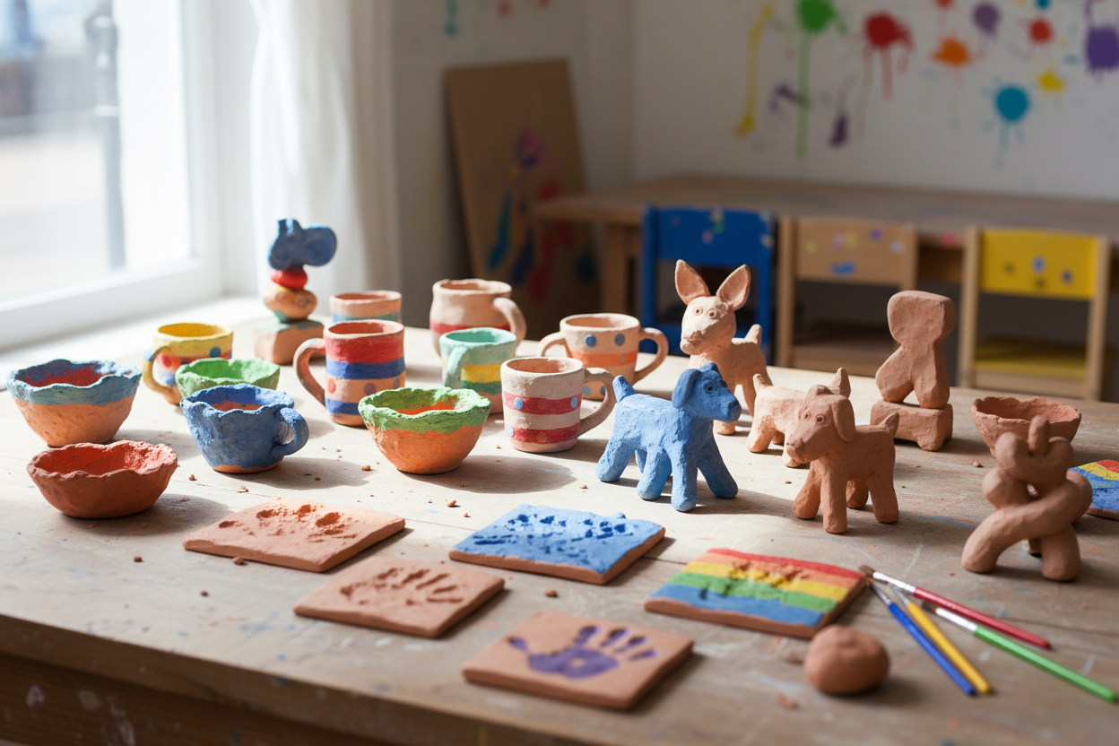 childrens pottery