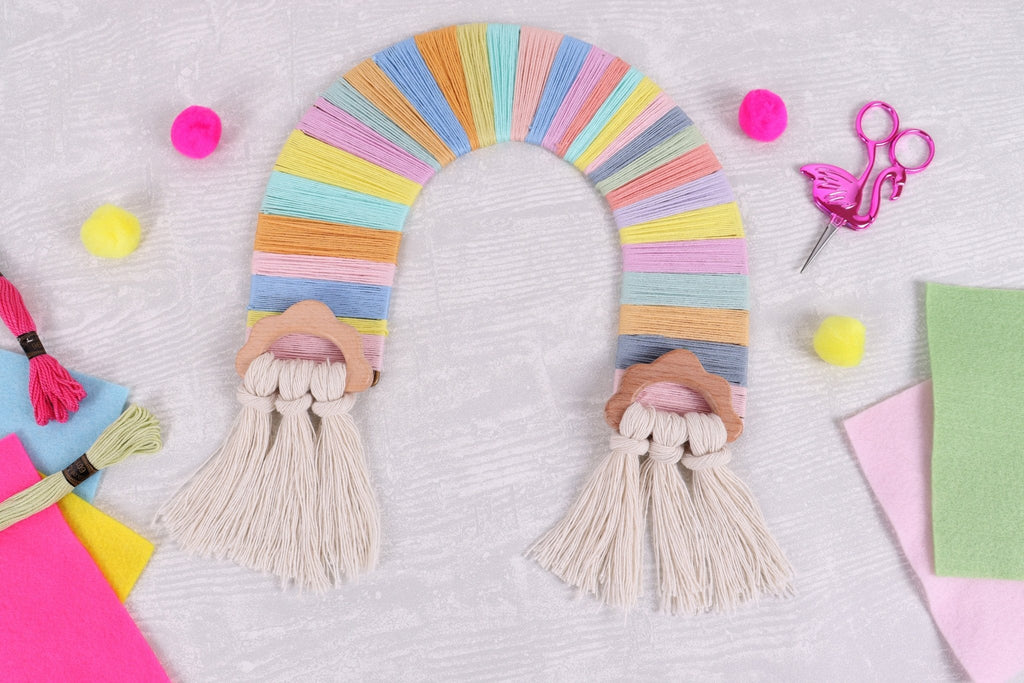 Craft Hoops: Rainbow Frame: 20cm: Gold