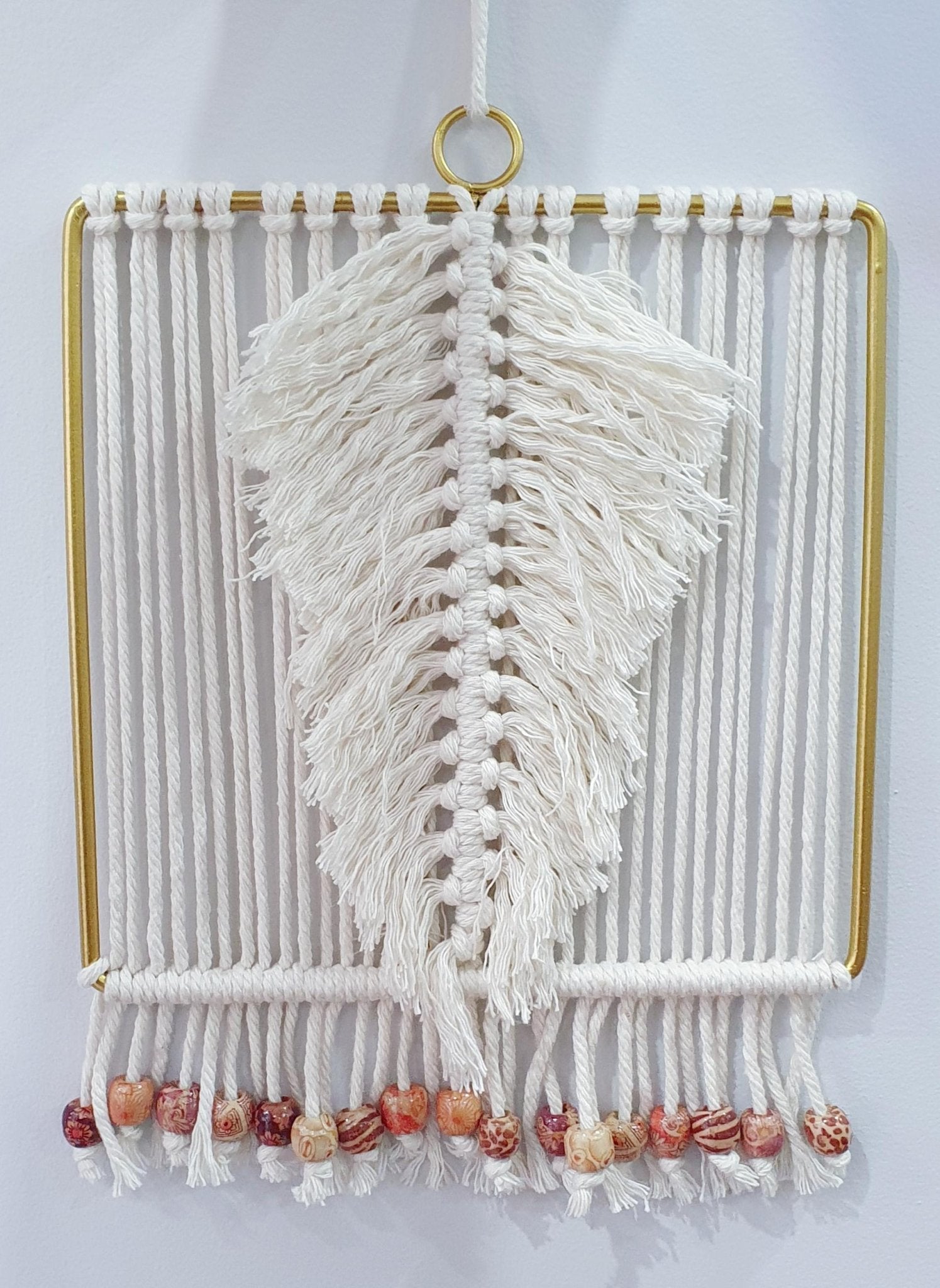 Craft Hoops: Square Frame: 20cm: Gold