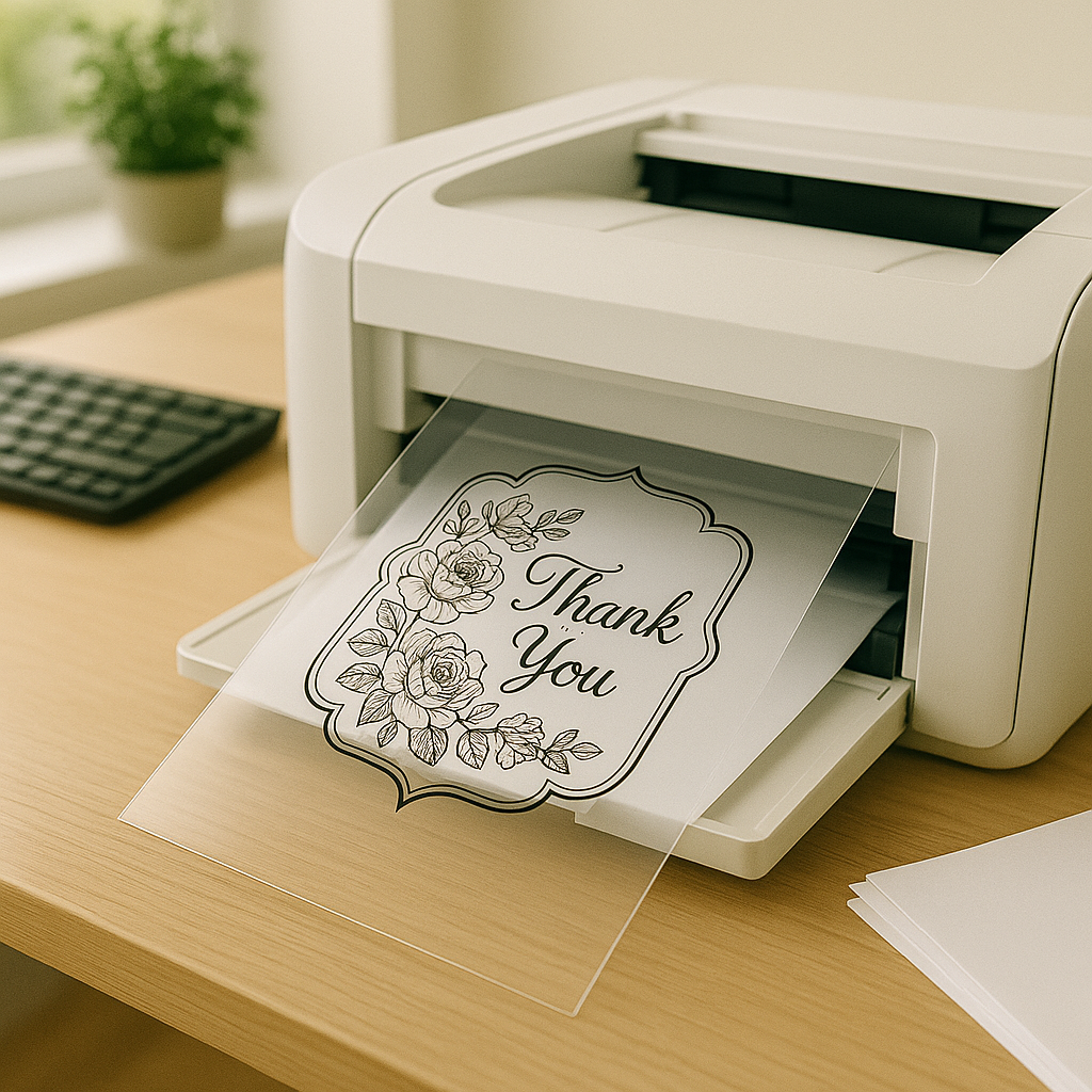 Laser Printable A4 Acetate Sheets – 10 Pack for Craft & Projects