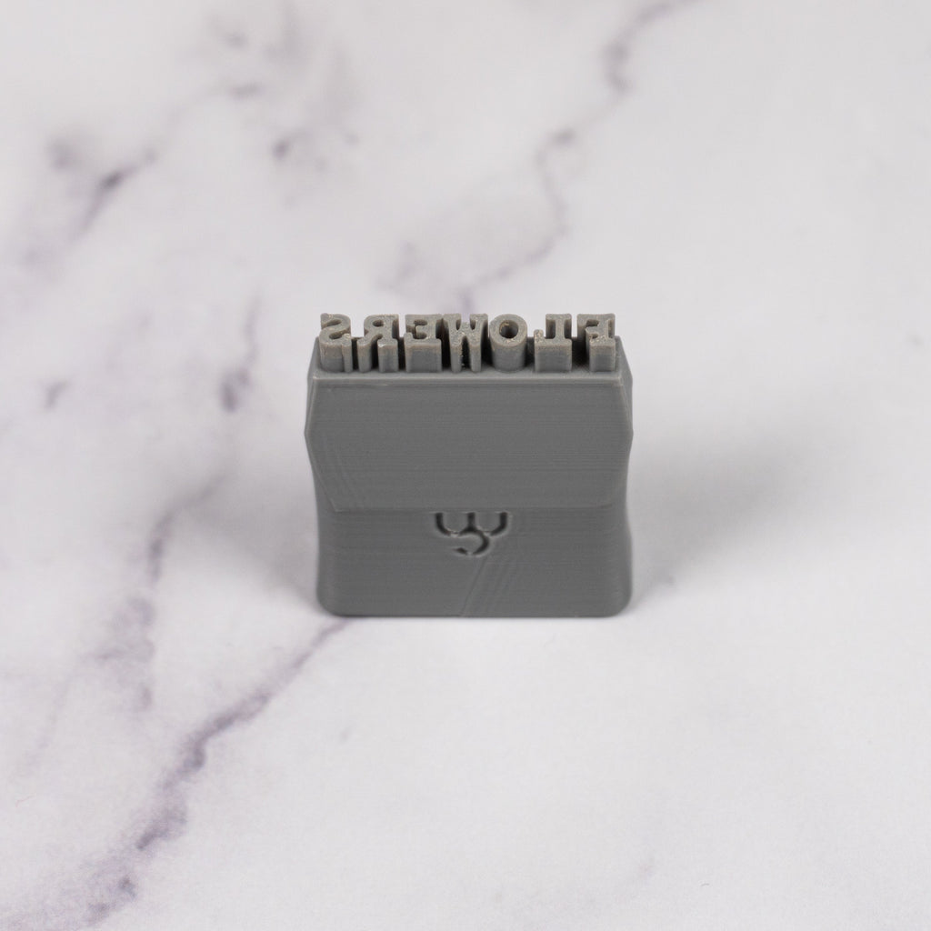 Custom Word Stamp - Courier Prime Font