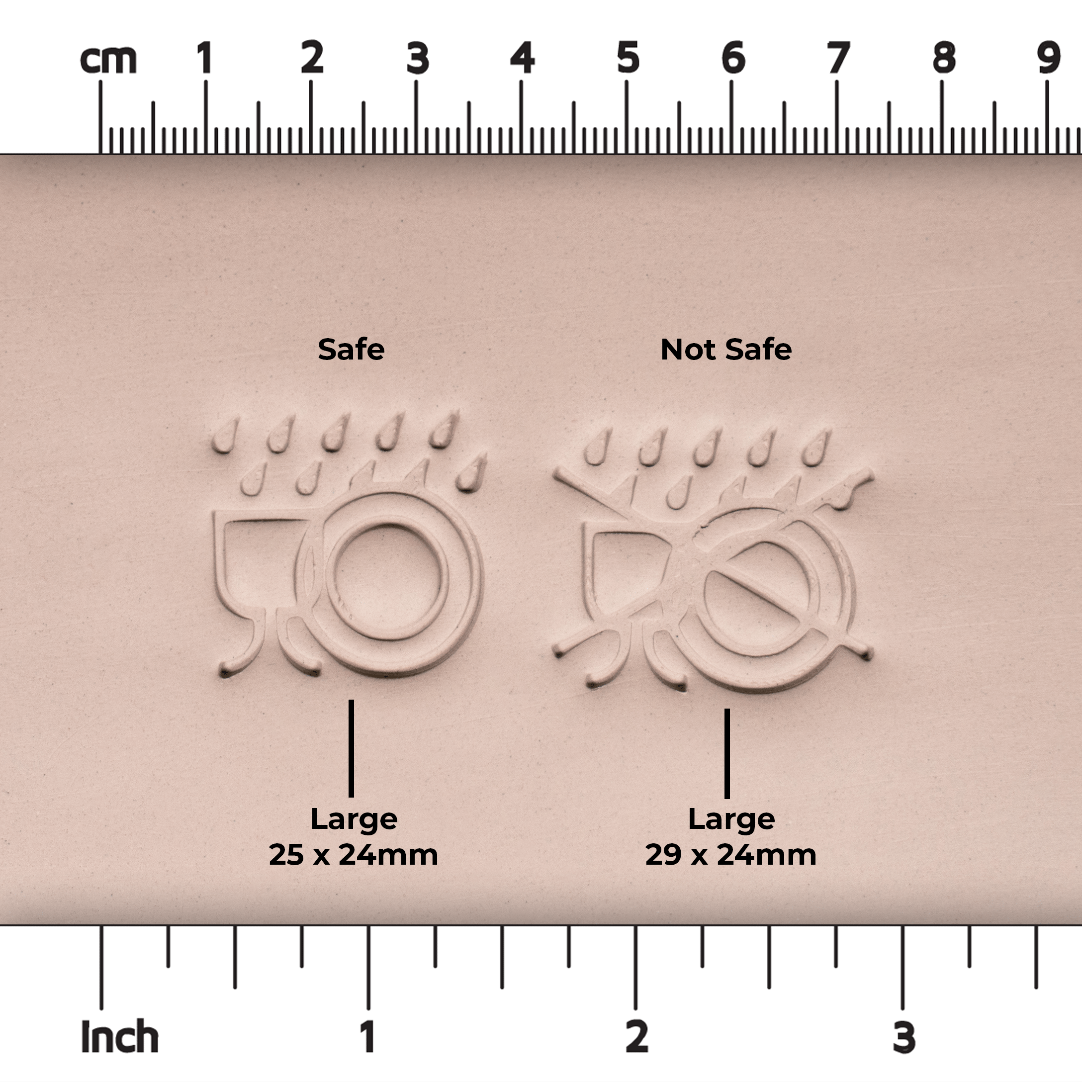 Dishwasher Safe or Not Safe Clay Stamps