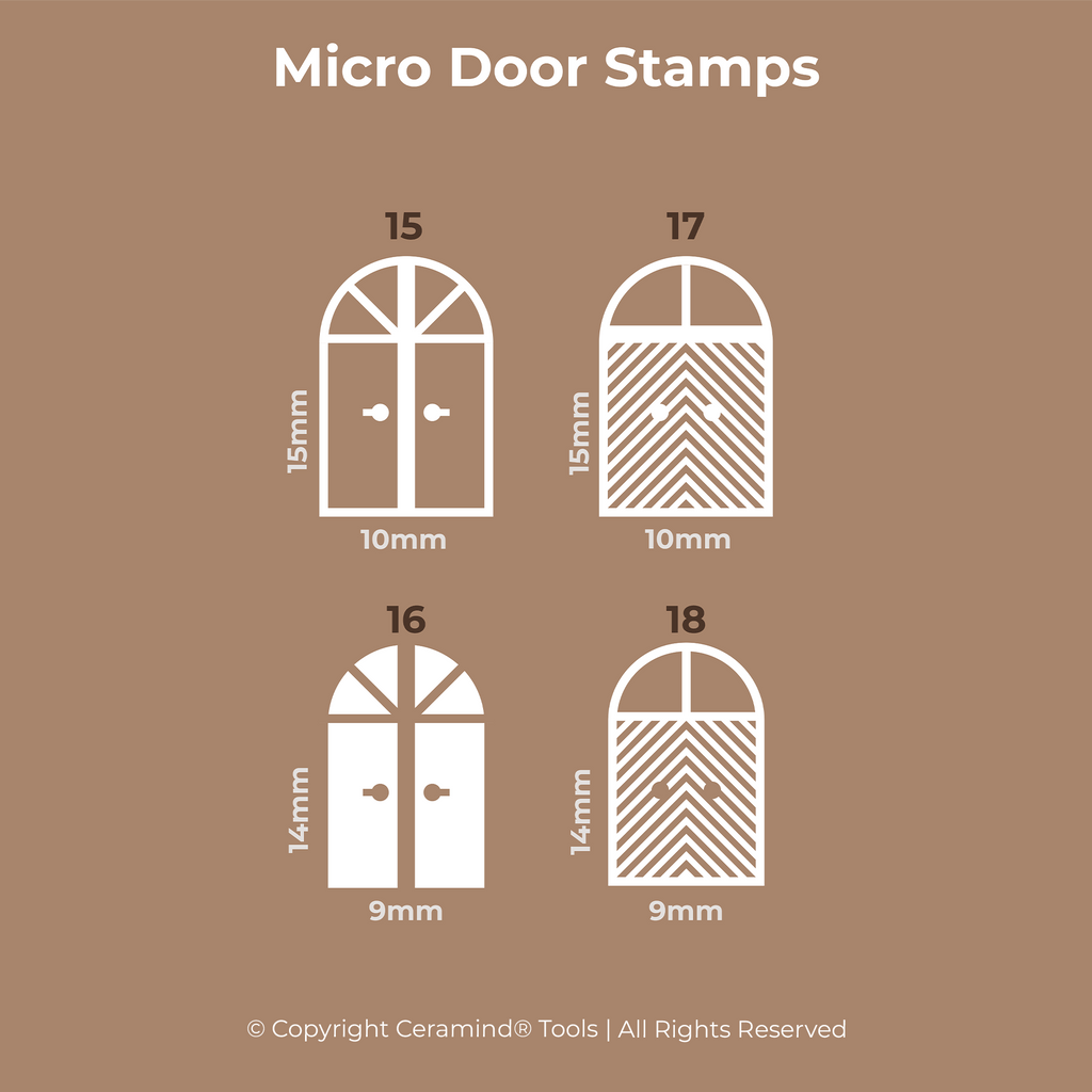 Door Stamp Set of 18