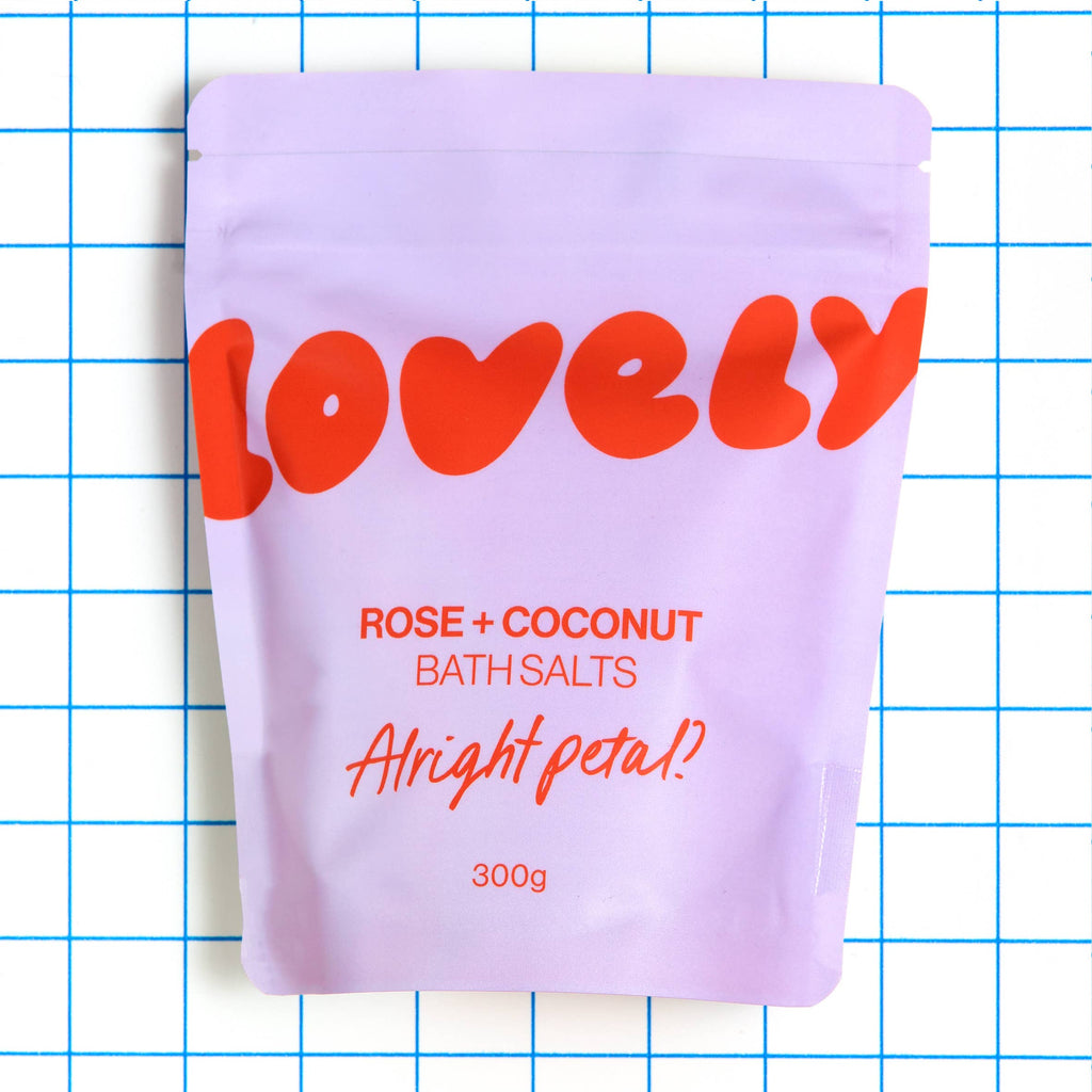 Bath Salts - Rose + Coconut