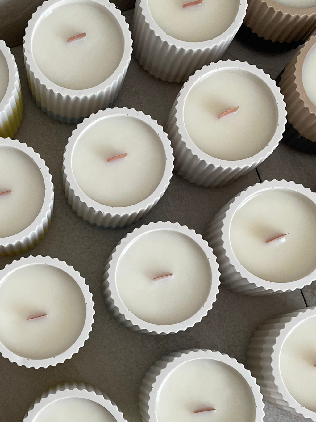 Cookie Crumbs Stoneware Soy Wax Candle / Scandi Inspired