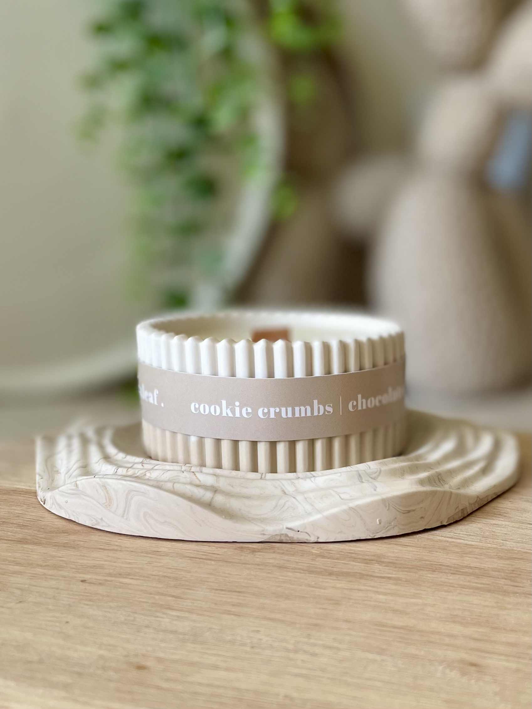 Cookie Crumbs Stoneware Soy Wax Candle / Scandi Inspired