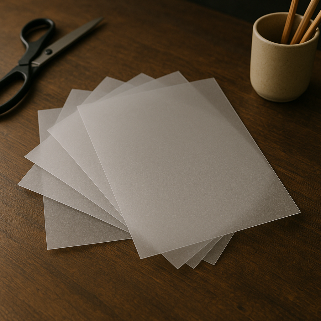 100 x A4 Frosted Acetate Sheets – 500 Micron Extra Thick Film for Protective Covers, Craft & Presentation