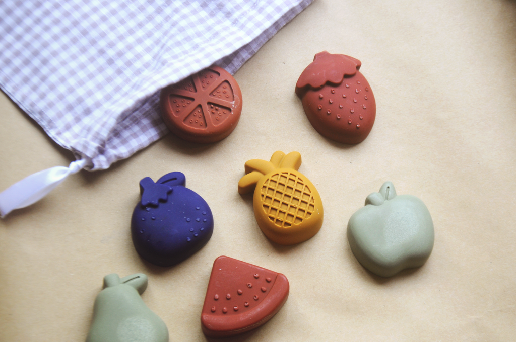 Market Day Mini Sack – All-Natural Beeswax Fruit Crayons
