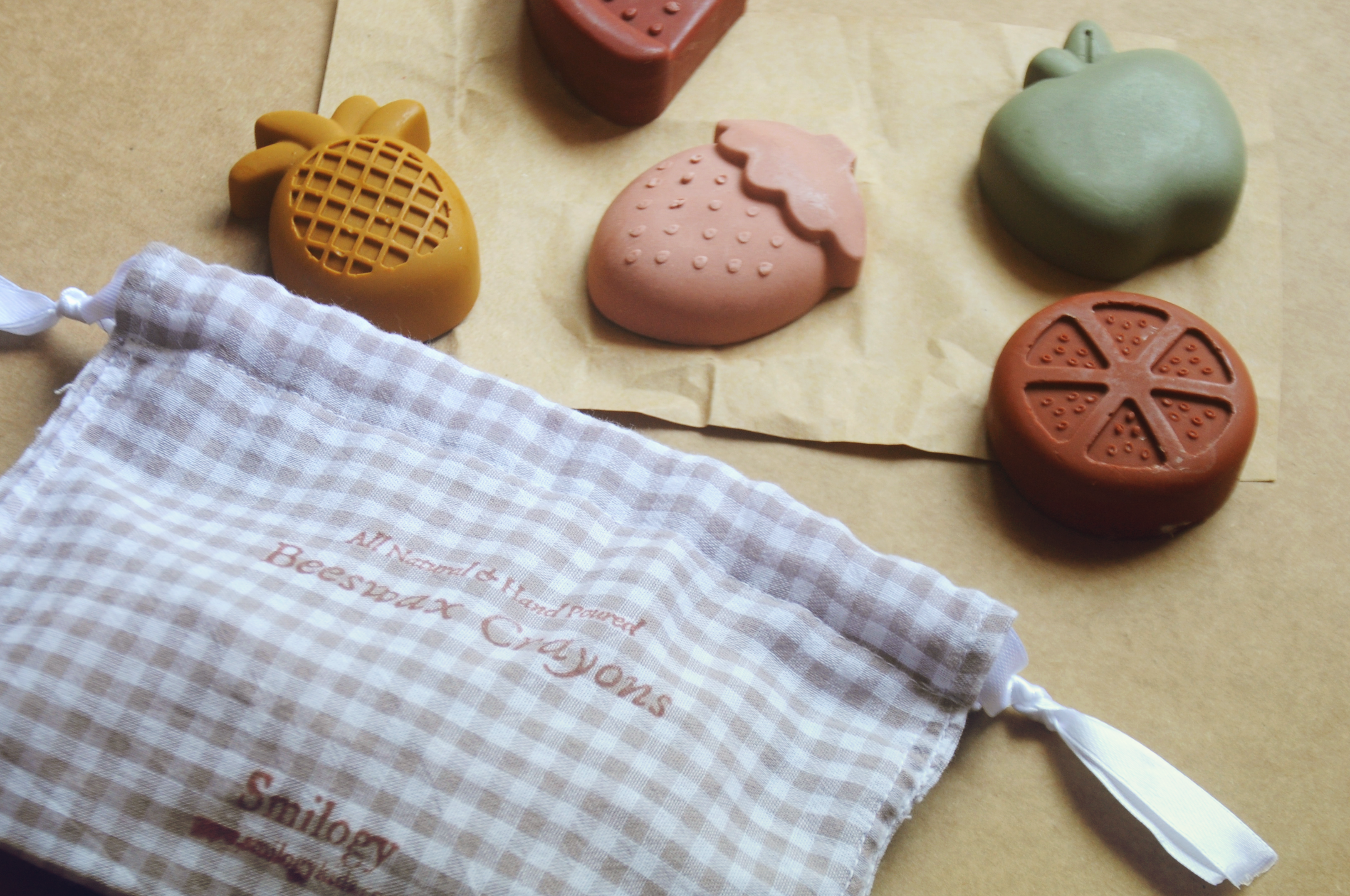 Market Day Mini Sack – All-Natural Beeswax Fruit Crayons