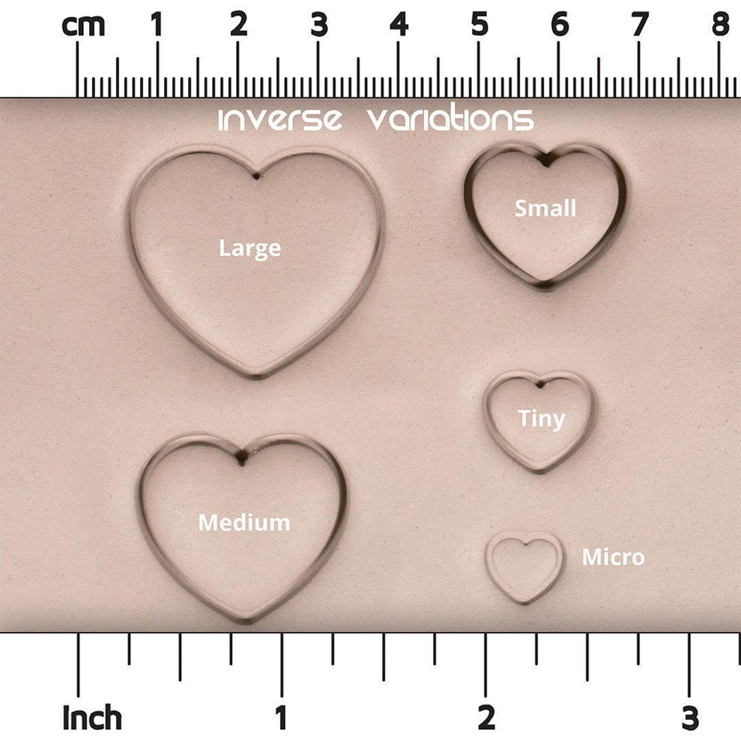 Heart Stamp Set of 10