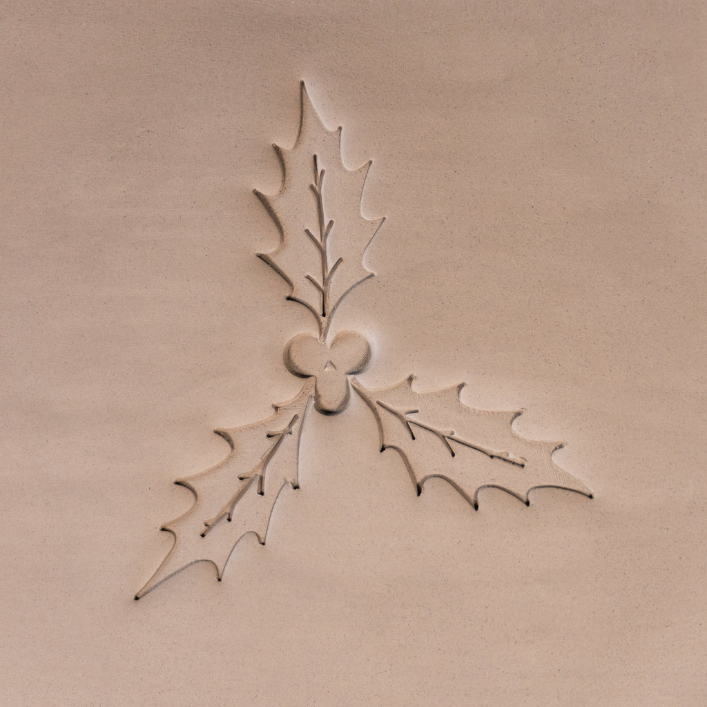 Holly Leaf & Berry Stamps - 3 Sizes