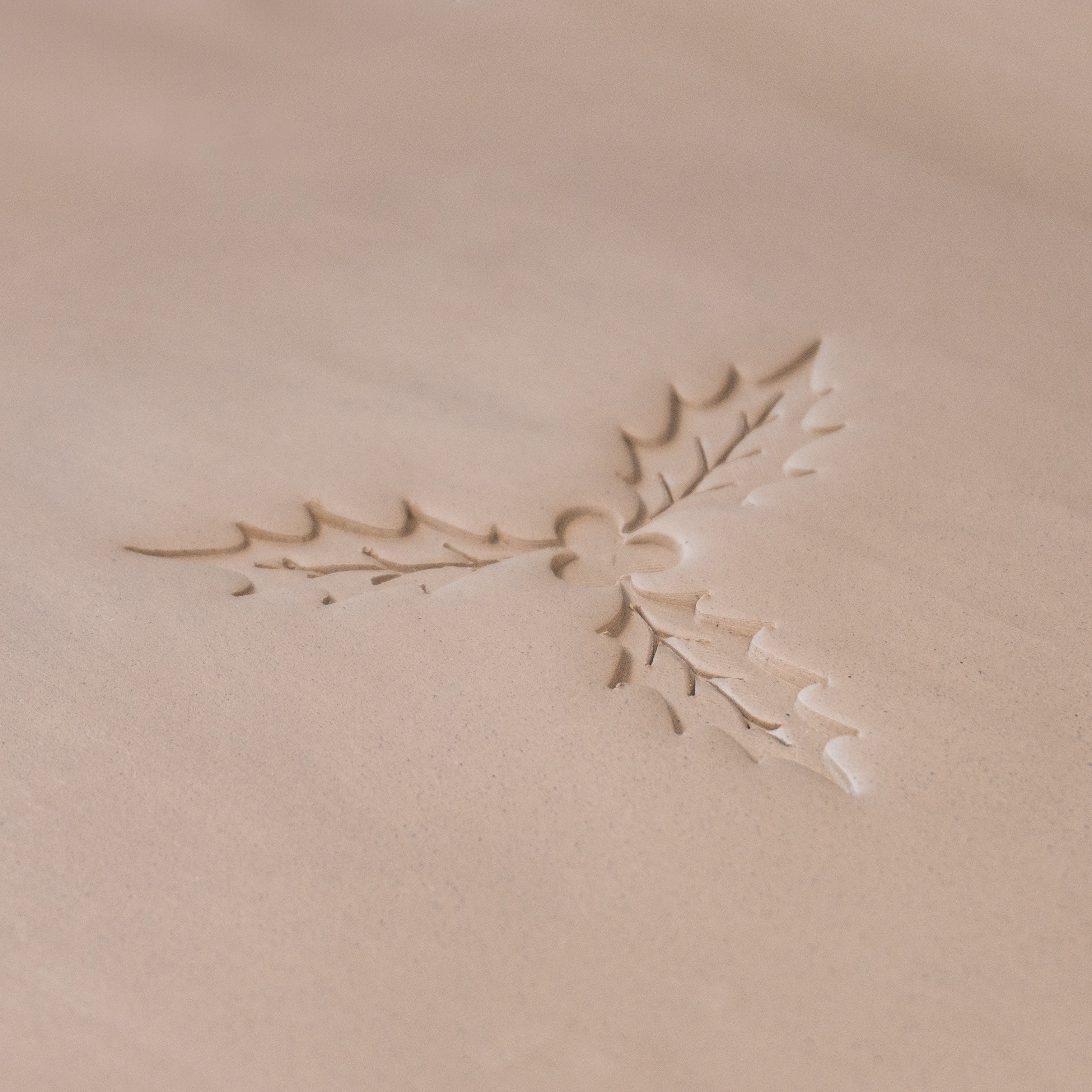 Holly Leaf & Berry Stamps - 3 Sizes