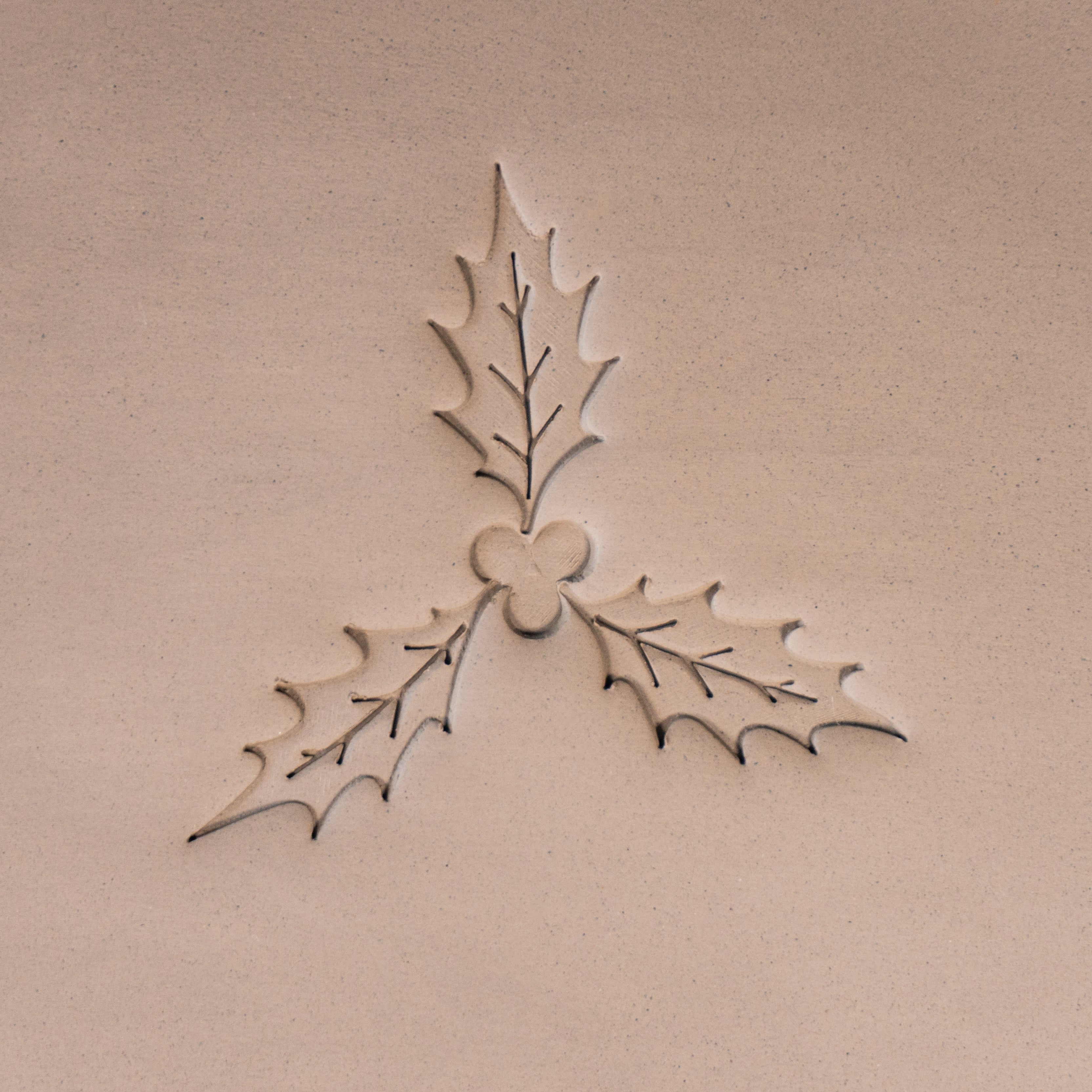 Holly Leaf & Berry Stamps - 3 Sizes