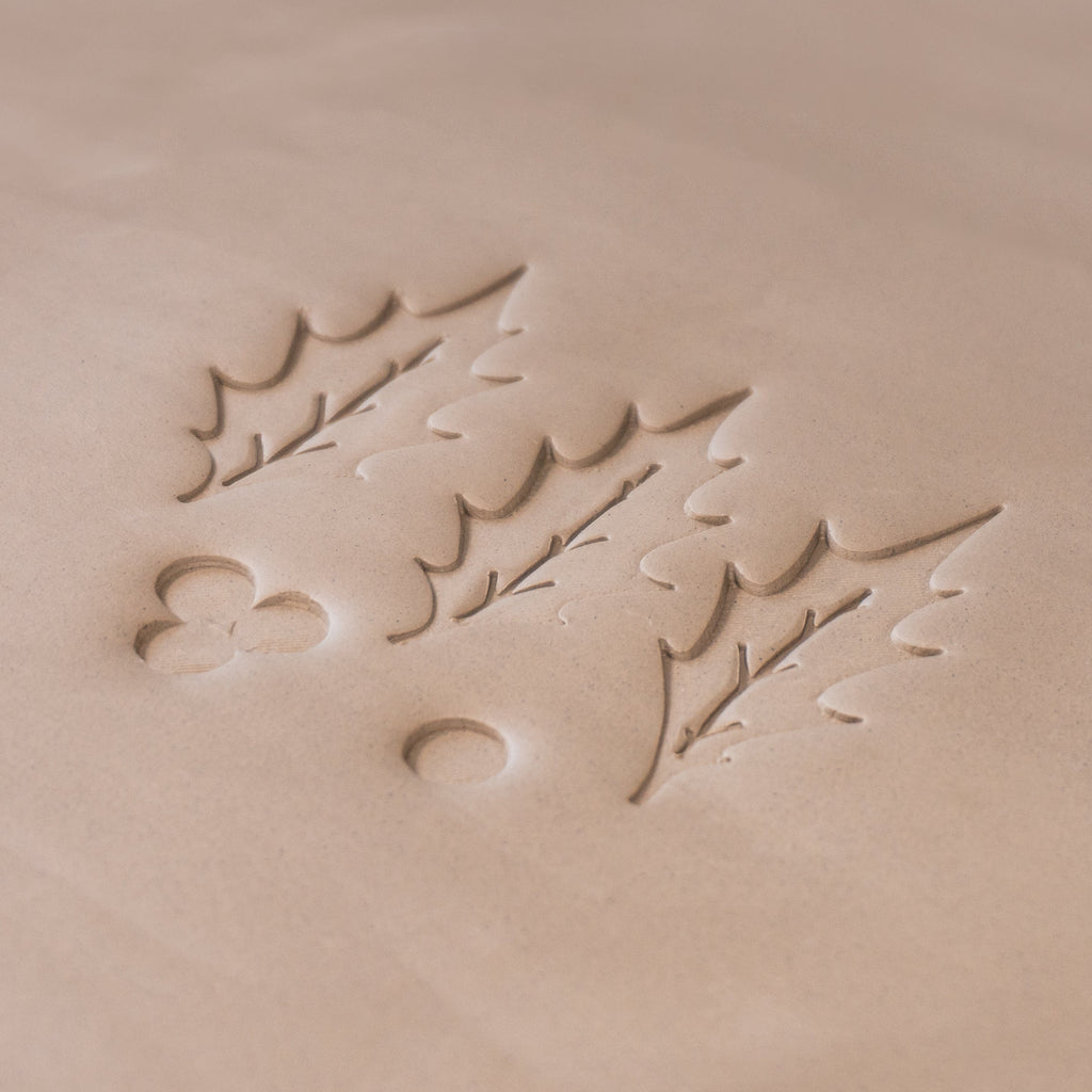 Holly Leaf & Berry Stamps - 3 Sizes