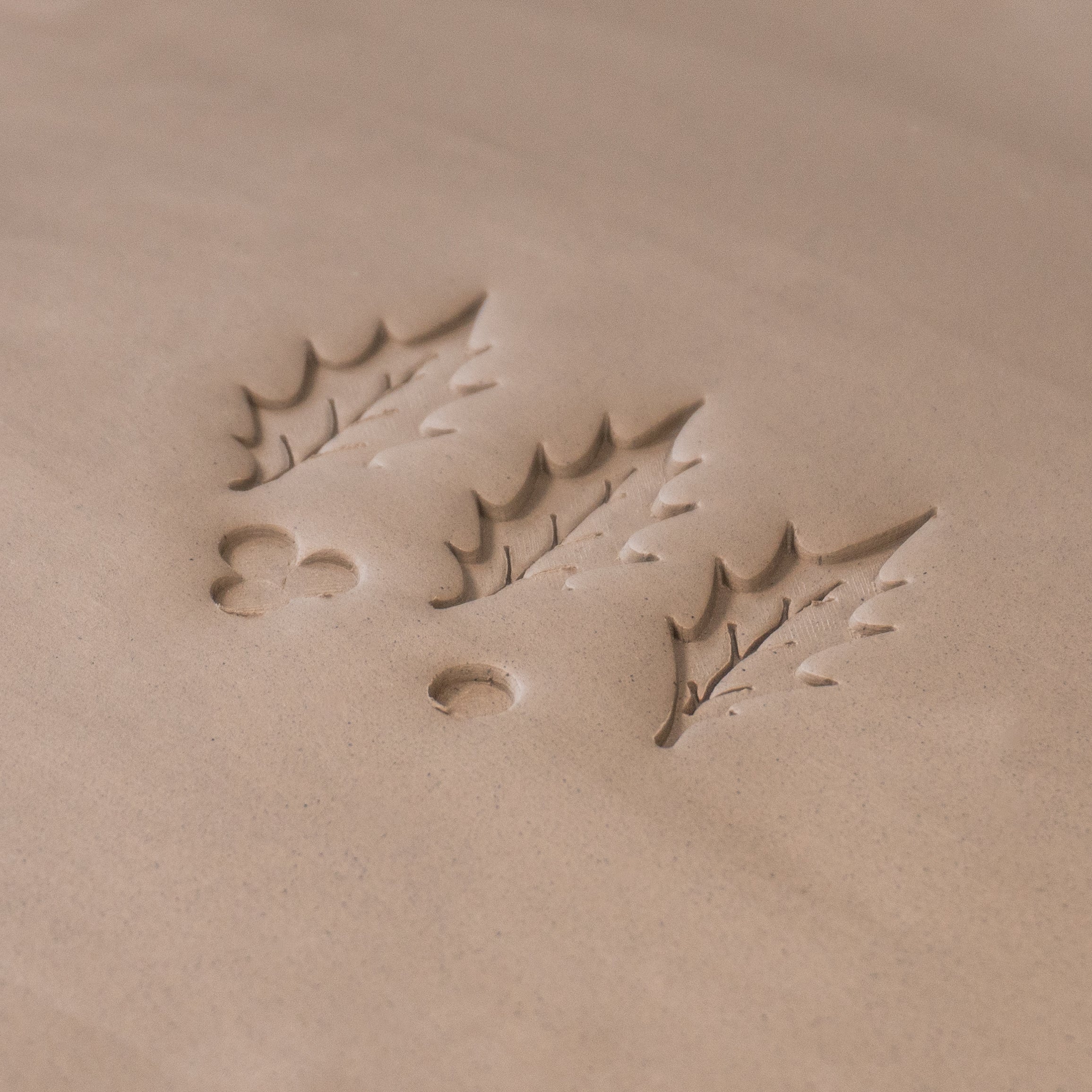 Holly Leaf & Berry Stamps - 3 Sizes