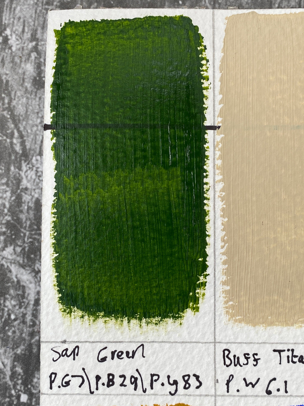 Sap Green Artist Acrylic