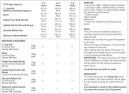 King Cole Baby & Kid's Hat Assortment Knitting Pattern 3391 - Aran