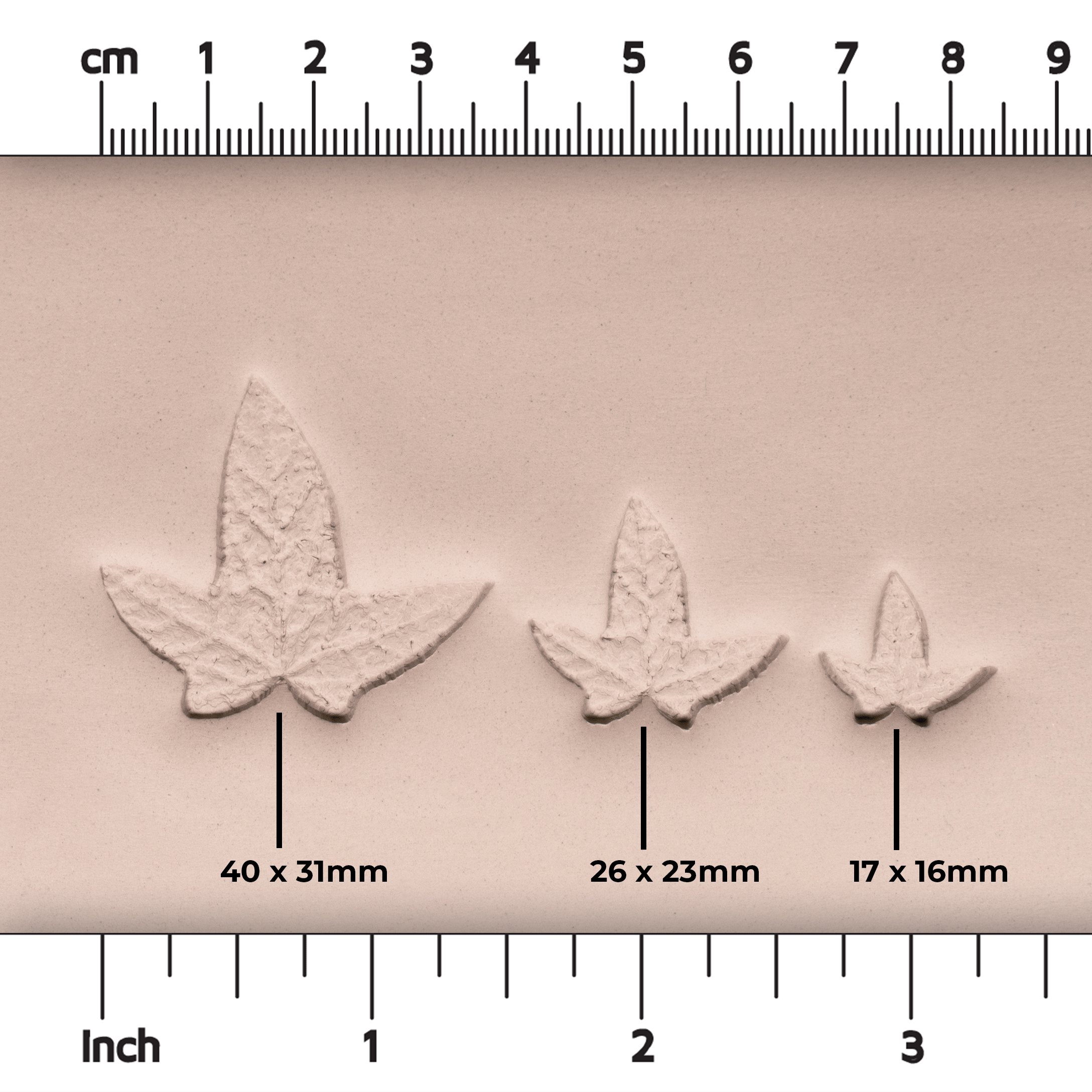 Ivy Leaf Stamp - Photo Textured - Style #3