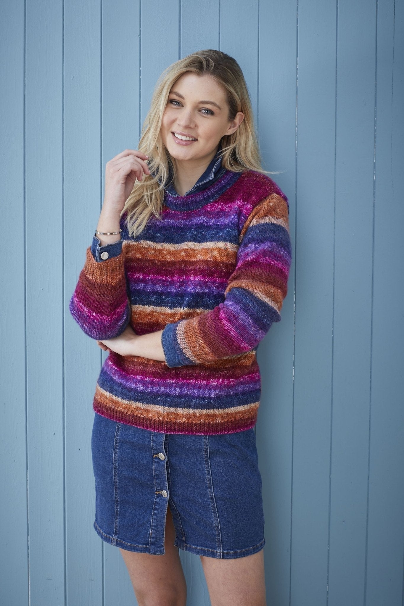 King Cole Ladies Sweaters Knitting Pattern 5647 - Double Knit