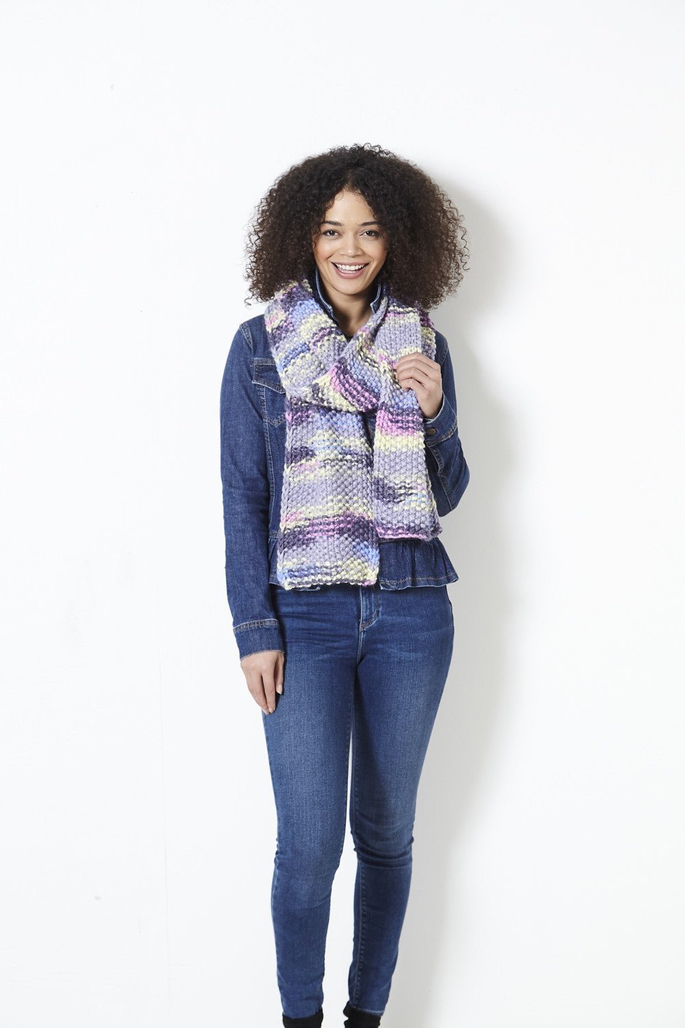 King Cole 'Easy Knit' Ladies Jacket & Accessories Knitting Pattern 5840 - Super Chunky