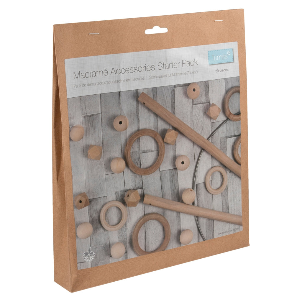Macramé Accessories Starter Pack - 39 pieces