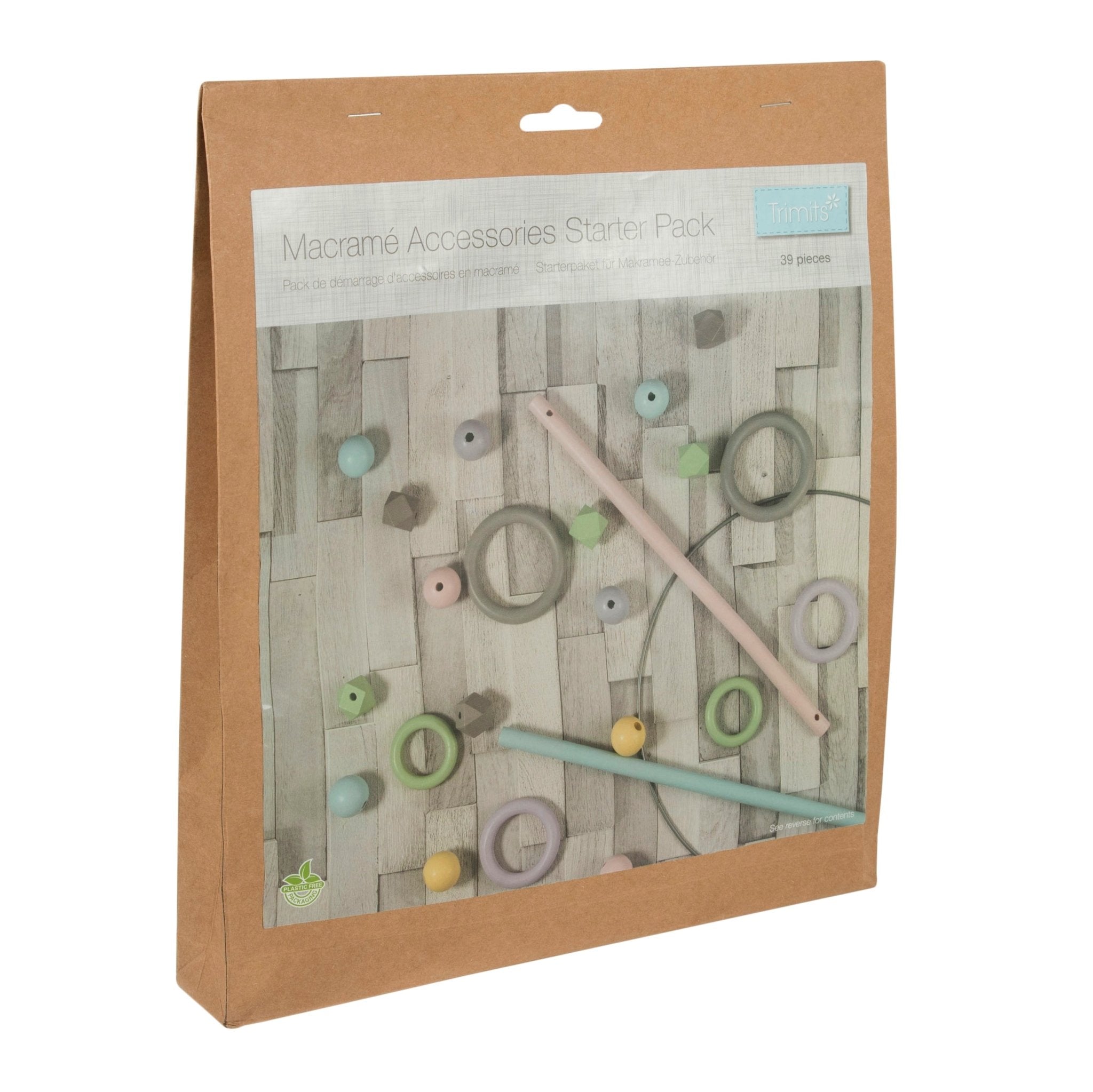 Macramé Accessories Starter Pack - 39 pieces