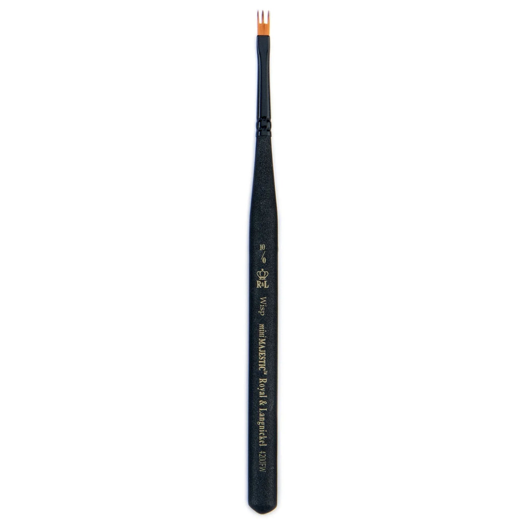 Royal & Langnickel Mini Majestic Model Paintbrush - Flat Wisp