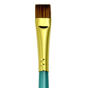Menta Series 78: Synthetic Sable Paintbrush - Chisel Blender