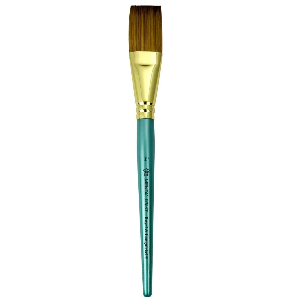 Menta Series 78: Synthetic Sable Paintbrush - One Stroke
