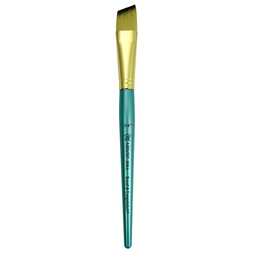 Menta Series 98: Synthetic Blend Paintbrush - Angular