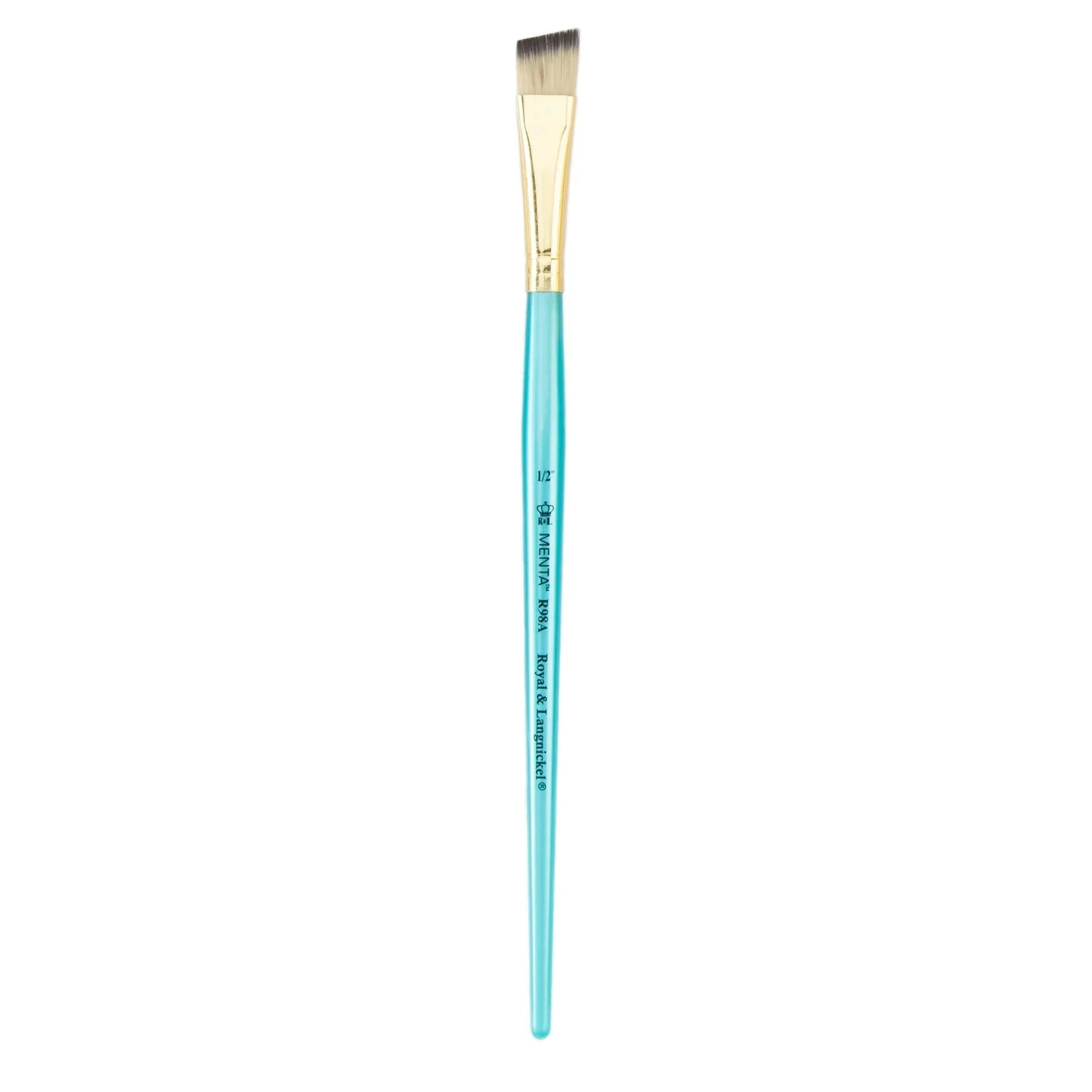 Menta Series 98: Synthetic Blend Paintbrush - Angular
