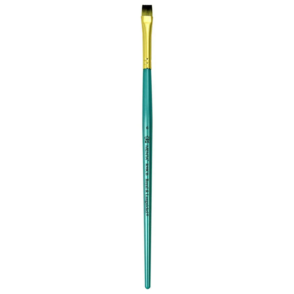 Menta Series 98: Synthetic Blend Paintbrush - Chisel Blender