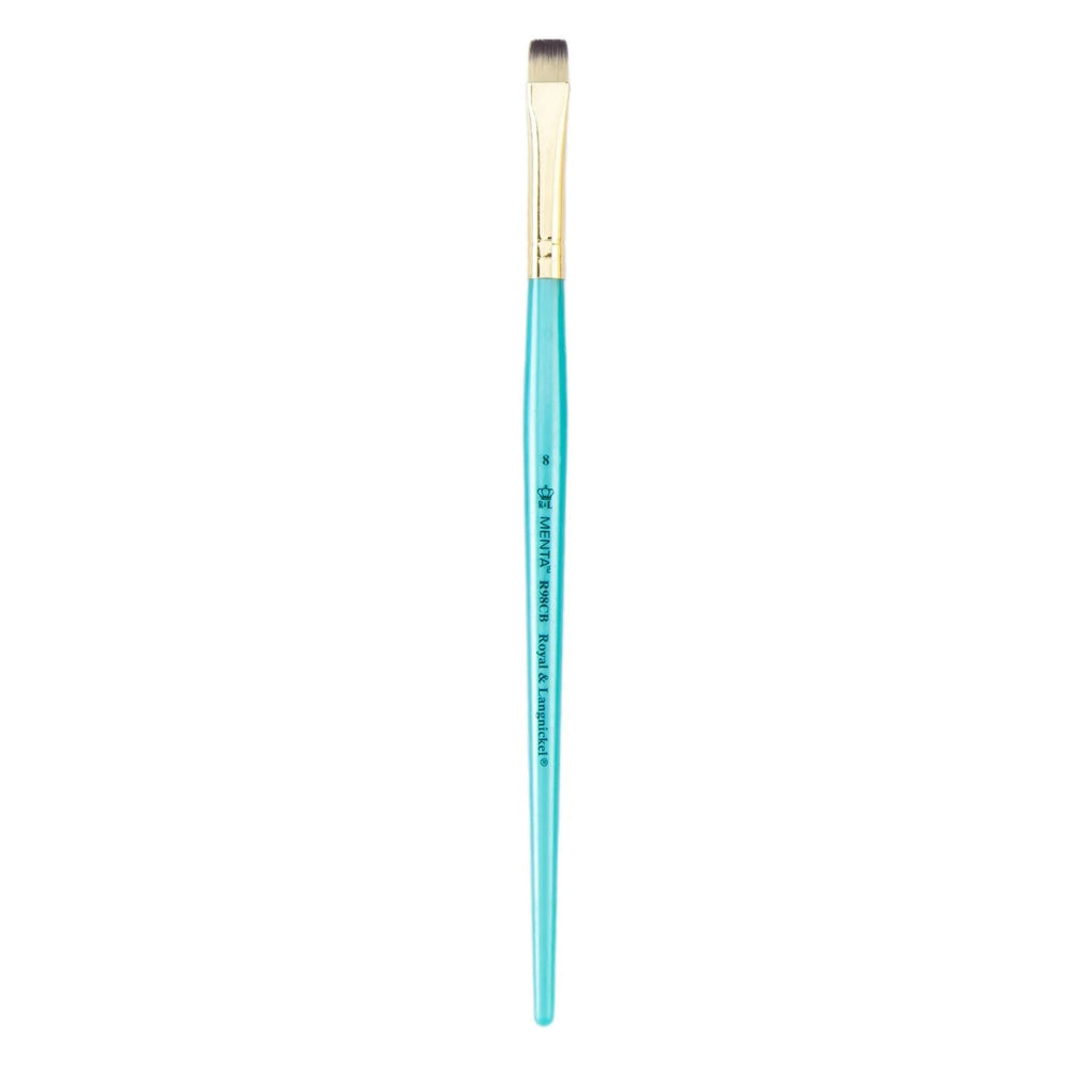 Menta Series 98: Synthetic Blend Paintbrush - Chisel Blender
