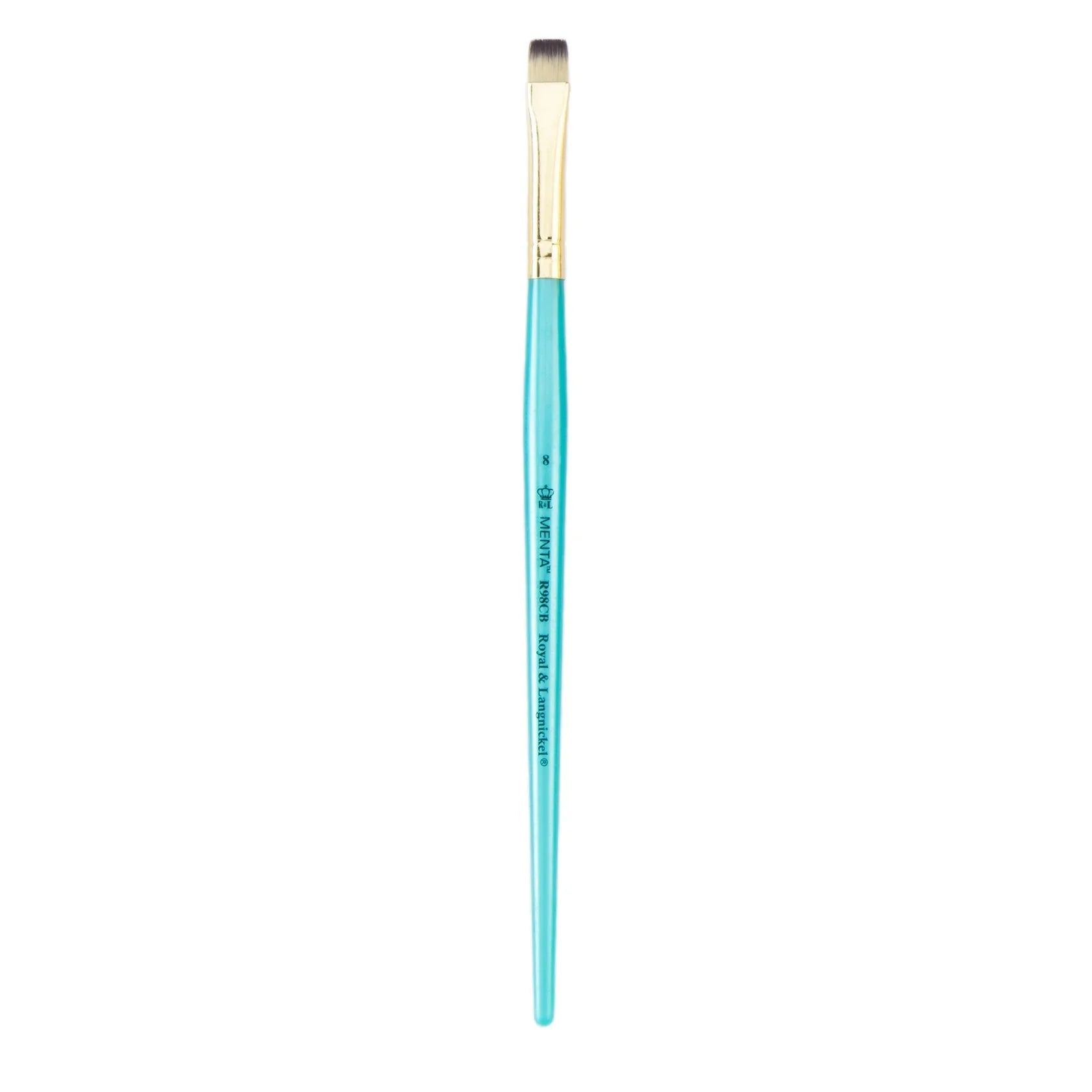 Menta Series 98: Synthetic Blend Paintbrush - Chisel Blender