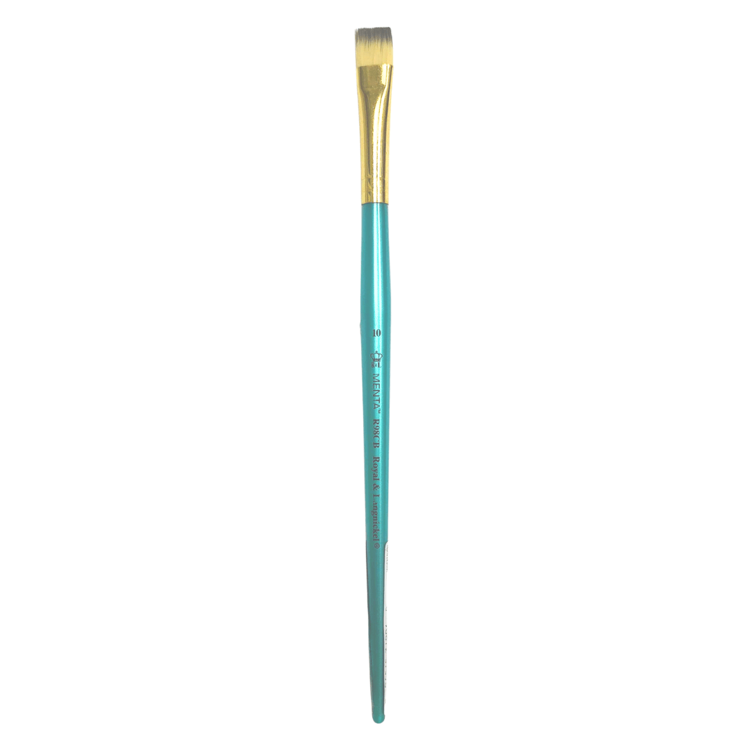 Menta Series 98: Synthetic Blend Paintbrush - Chisel Blender