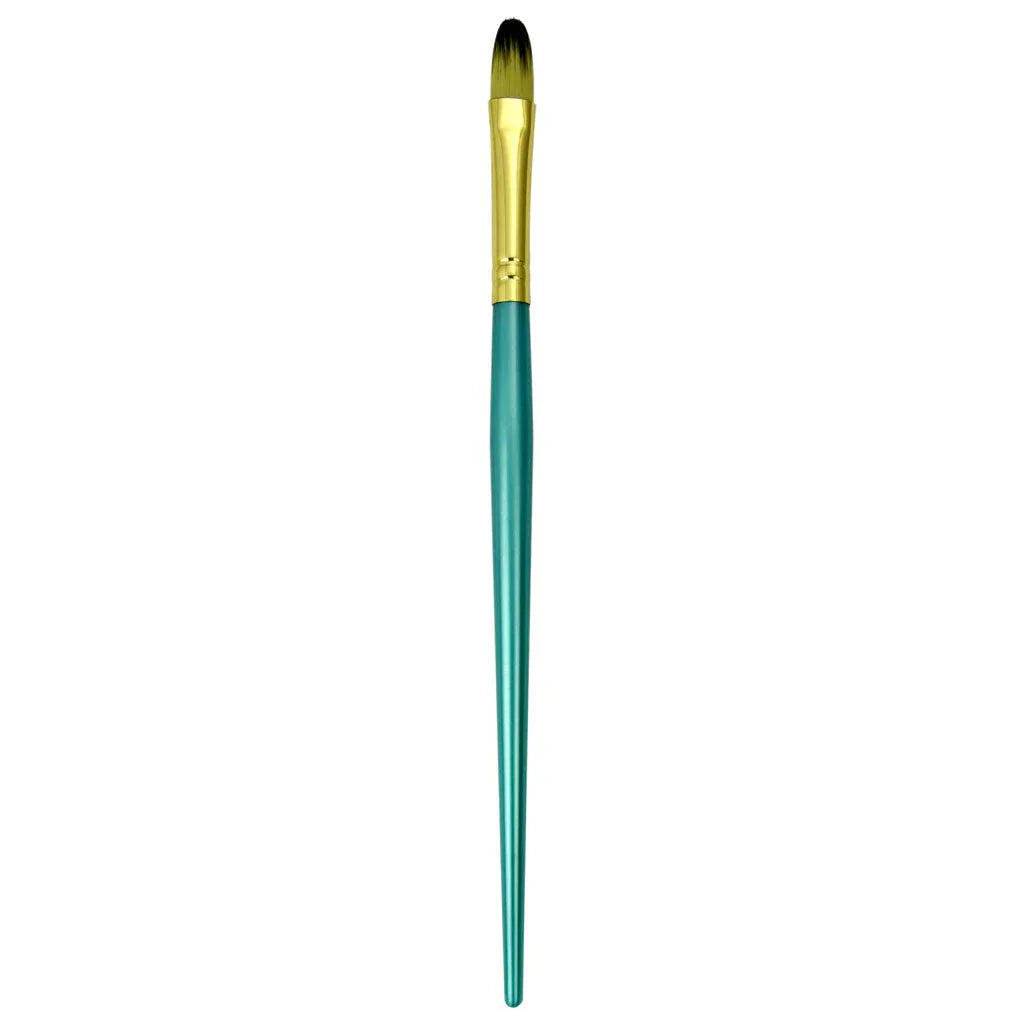 Menta Series 98: Synthetic Blend Paintbrush - Filbert