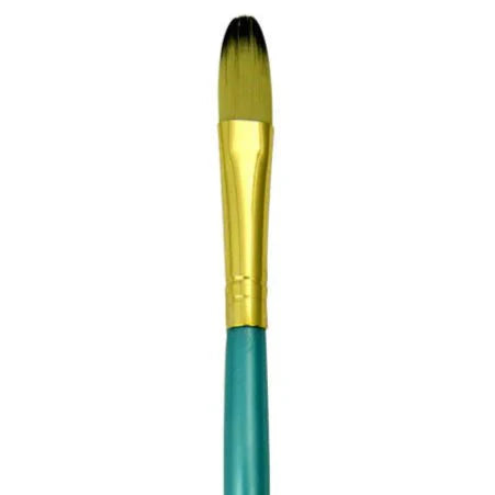 Menta Series 98: Synthetic Blend Paintbrush - Filbert