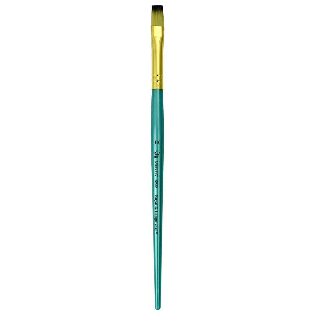 Menta Series 98: Synthetic Blend Paintbrush - Flat Shader