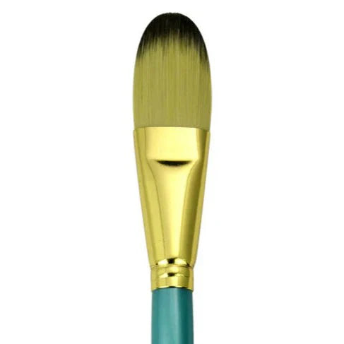 Menta Series 98: Synthetic Blend Paintbrush - Oval Wash