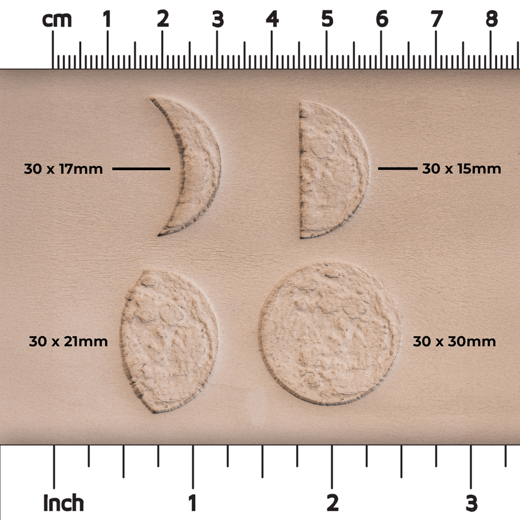 Moon Phases Set of Four Stamps