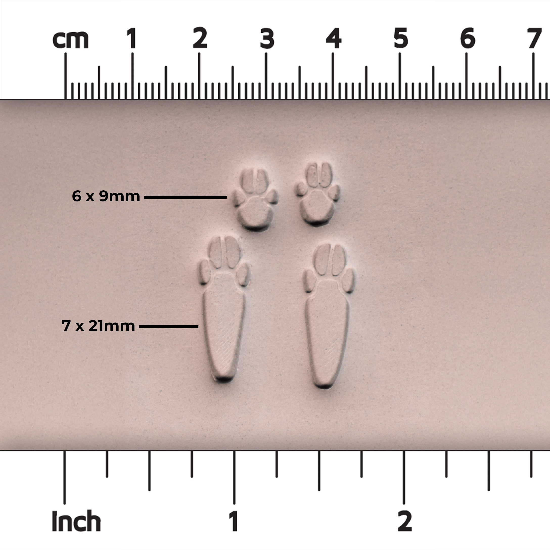 Rabbit Paw Stamp Set