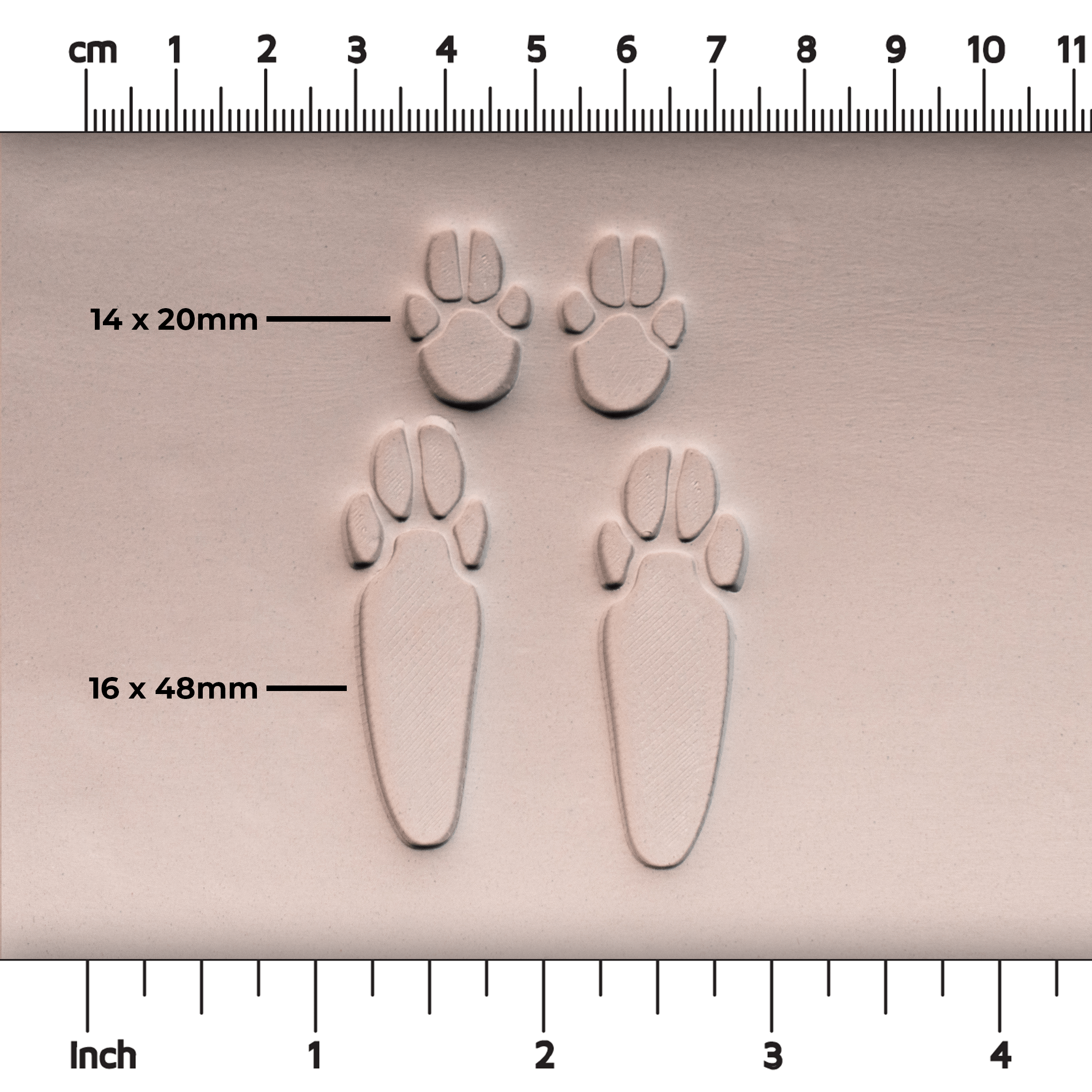 Rabbit Paw Stamp Set