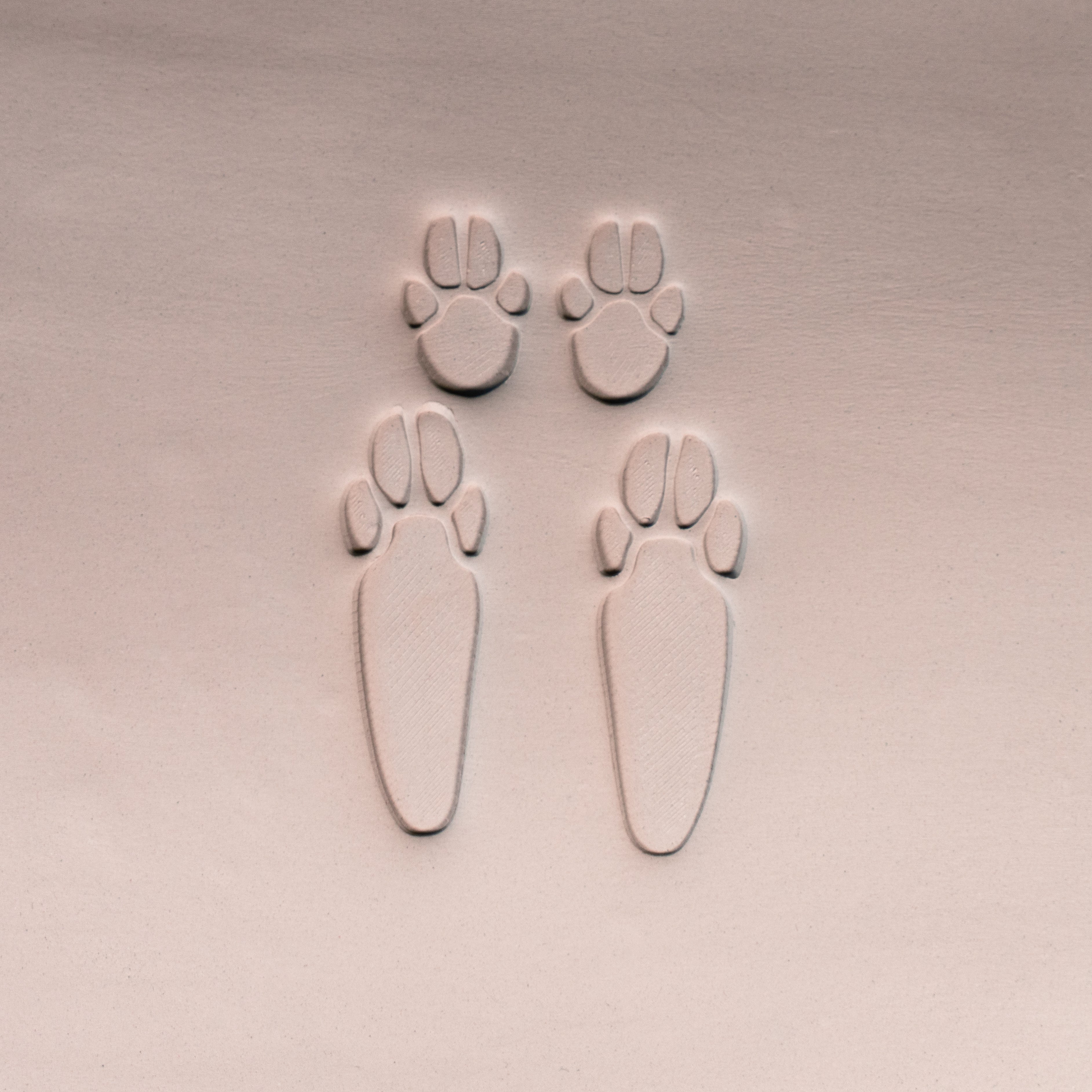 Rabbit Paw Stamp Set