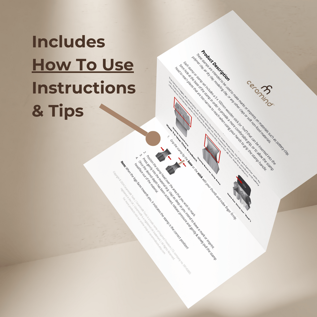 Heart Stamp Set of 10